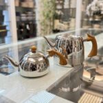 کتری قوری استیل نزاز طرح دسته بغل باکالیت - تصویر 3