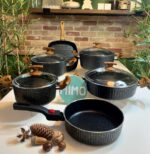 سرویس قابلمه ۱۰ پارچه چدن گرانیتی برند pmt - تصویر 12