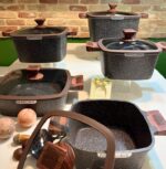 سرویس قابلمه 10 پارچه مربعی زیو مدل 7170 - تصویر 2