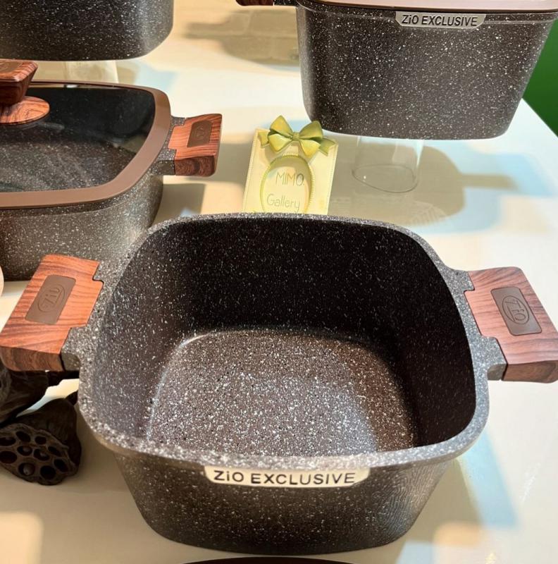 سرویس قابلمه 10 پارچه مربعی زیو مدل 7170 - تصویر 3