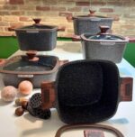 سرویس قابلمه 10 پارچه مربعی زیو مدل 7170 - تصویر 4