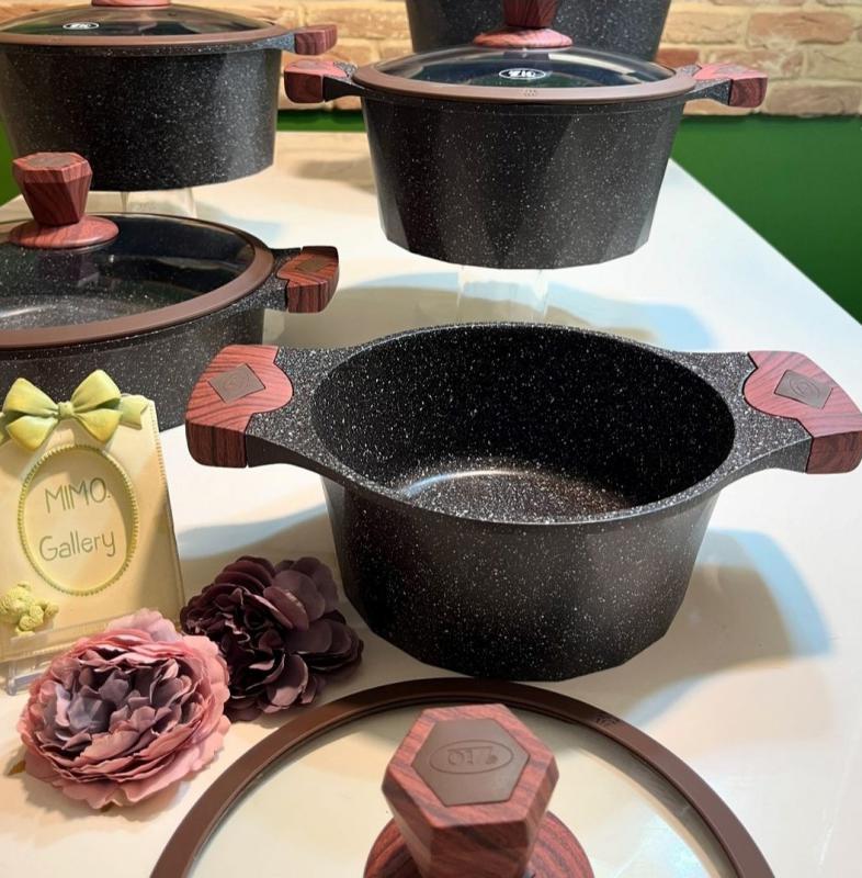 سرویس قابلمه 10 پارچه زیو مدل دیاموند 7110 - تصویر 7