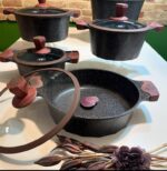 سرویس قابلمه 10 پارچه زیو مدل دیاموند 7110 - تصویر 5