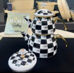 کتری قوری لعابی برند شاهین ترک در طرح های متنوع - تصویر 2