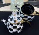 کتری قوری لعابی برند شاهین ترک در طرح های متنوع - تصویر 3