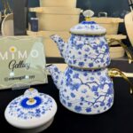 کتری قوری لعابی برند شاهین ترک در طرح های متنوع