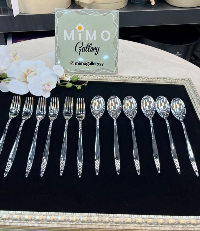 ست قاشق چنگال 12 پارچه لومیرهوم قالب اروپایی - تصویر 26