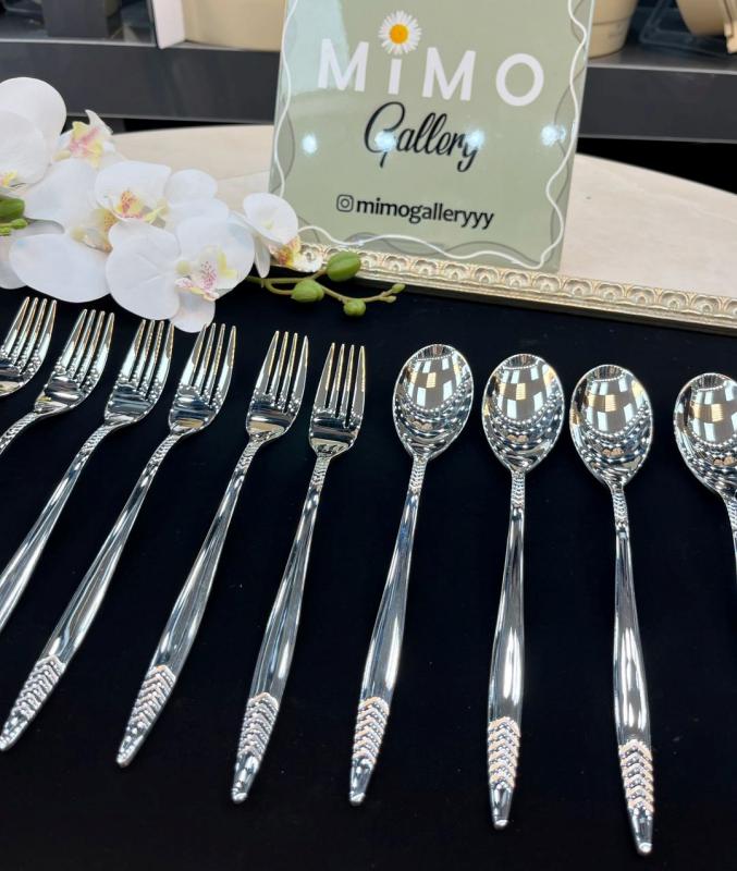 ست قاشق چنگال 12 پارچه لومیرهوم قالب اروپایی - تصویر 24