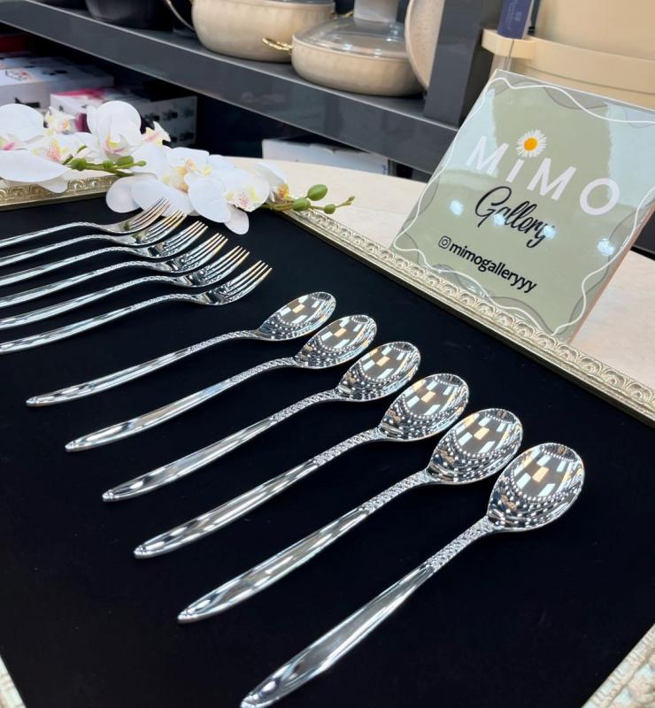 ست قاشق چنگال 12 پارچه لومیرهوم قالب اروپایی - تصویر 18