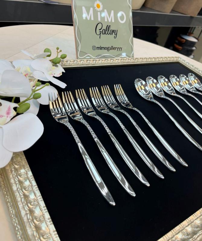 ست قاشق چنگال 12 پارچه لومیرهوم قالب اروپایی - تصویر 17