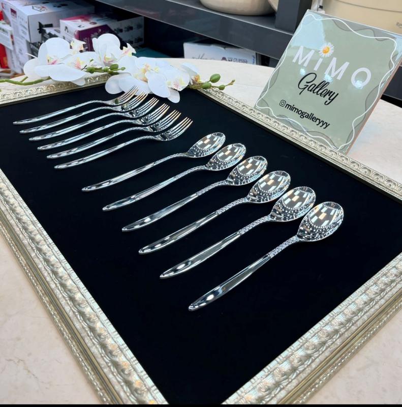 ست قاشق چنگال 12 پارچه لومیرهوم قالب اروپایی - تصویر 15