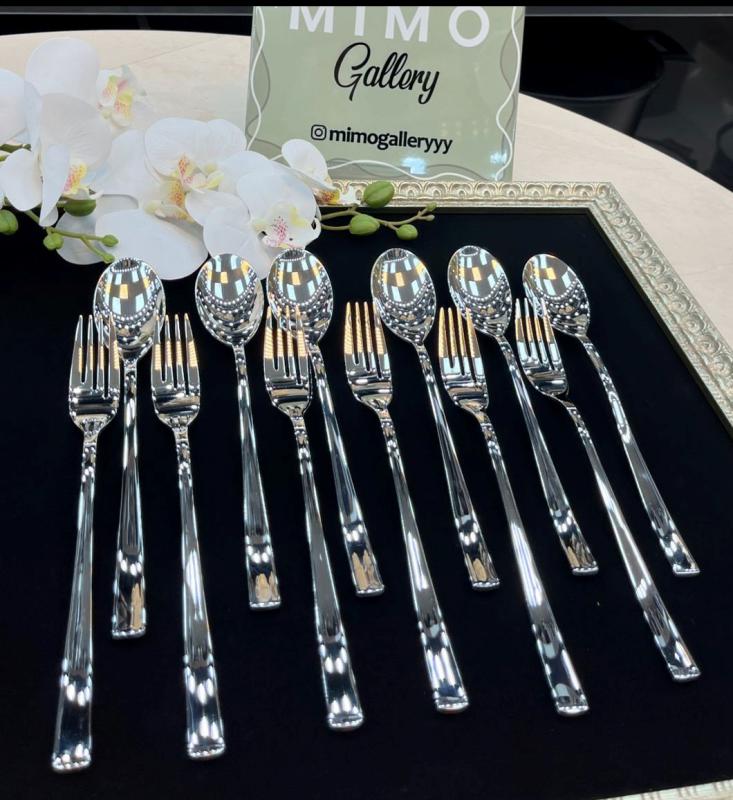 ست قاشق چنگال 12 پارچه لومیرهوم قالب اروپایی - تصویر 1