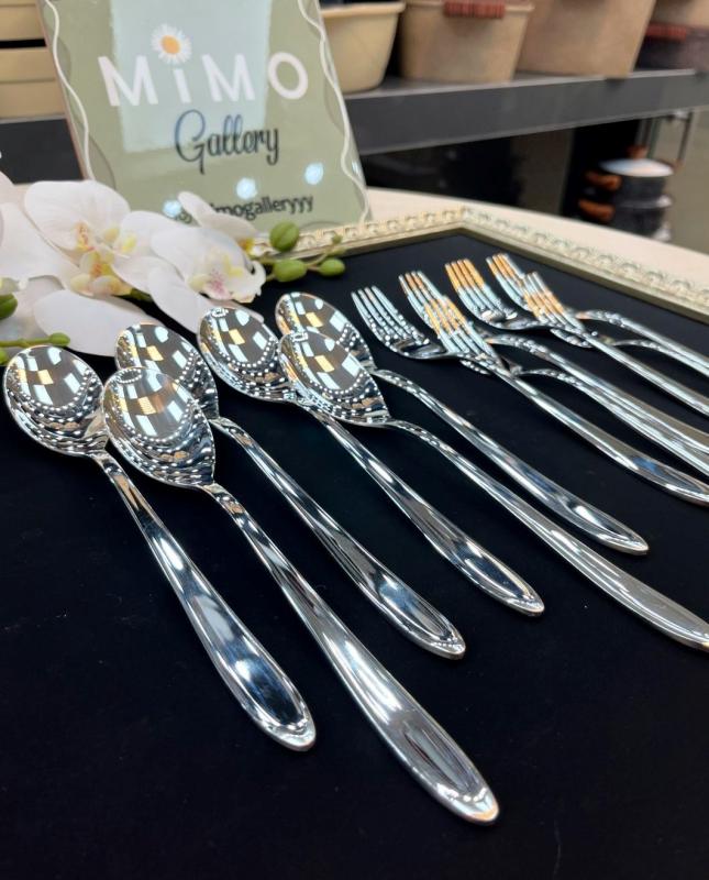 ست قاشق چنگال 12 پارچه لومیرهوم قالب اروپایی - تصویر 8