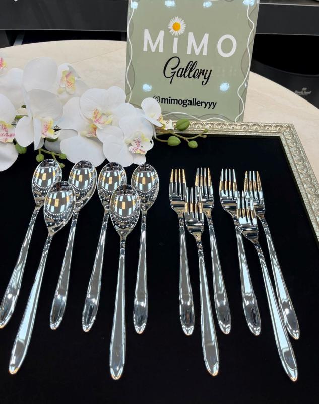 ست قاشق چنگال 12 پارچه لومیرهوم قالب اروپایی - تصویر 6