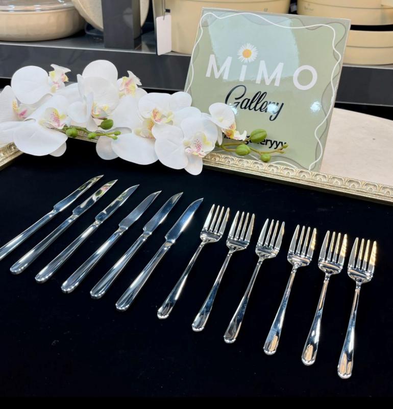 کارد چنگال 12 پارچه یونیک الف