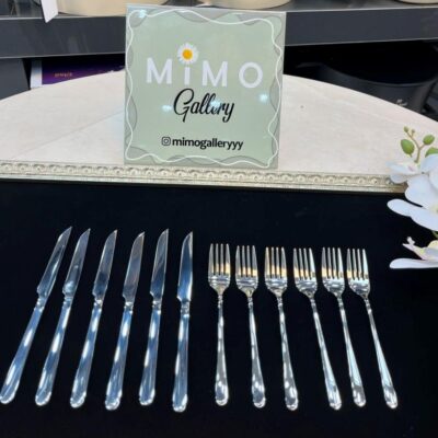 کارد چنگال 12 پارچه یونیک ه