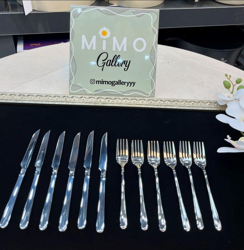 کارد چنگال 12 پارچه یونیک ه