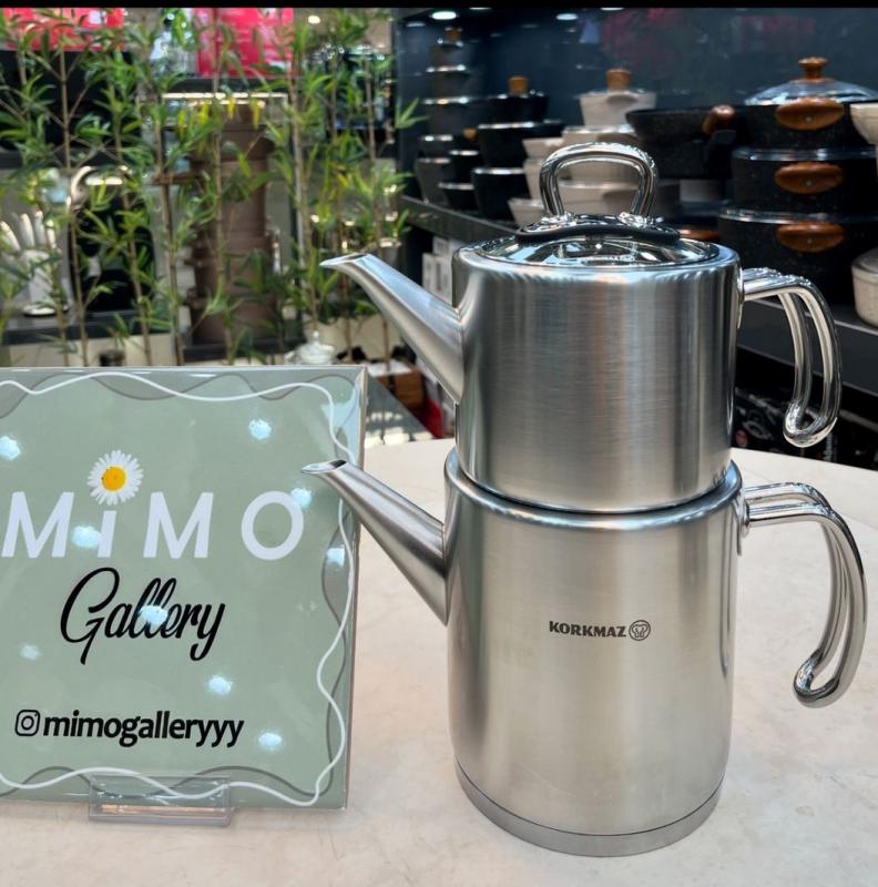 کتری و قوری استیل کرکماز ترکیه مدل 274 ج