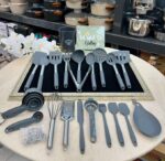 ست کفگیر ملاقه 38 پارچه سلیکونی EVIM - تصویر 12