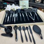 ست کفگیر ملاقه 38 پارچه سلیکونی EVIM