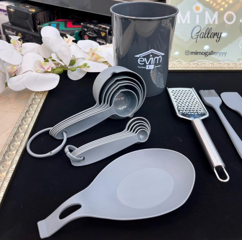 ست کفگیر ملاقه 38 پارچه سلیکونی EVIM - تصویر 16