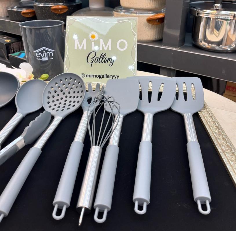 ست کفگیر ملاقه 38 پارچه سلیکونی EVIM - تصویر 15