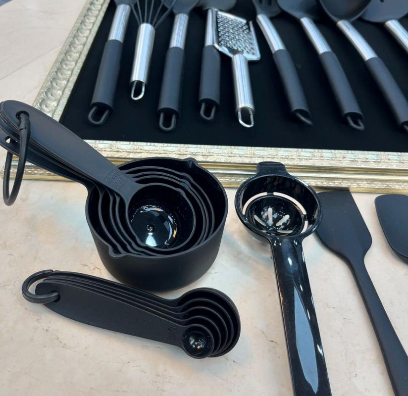 ست کفگیر ملاقه 38 پارچه سلیکونی EVIM - تصویر 14