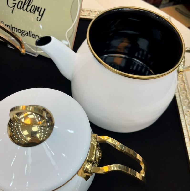 کتری قوری لعابی ترک - تصویر 3