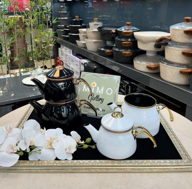 کتری قوری لعابی ترک - تصویر 4