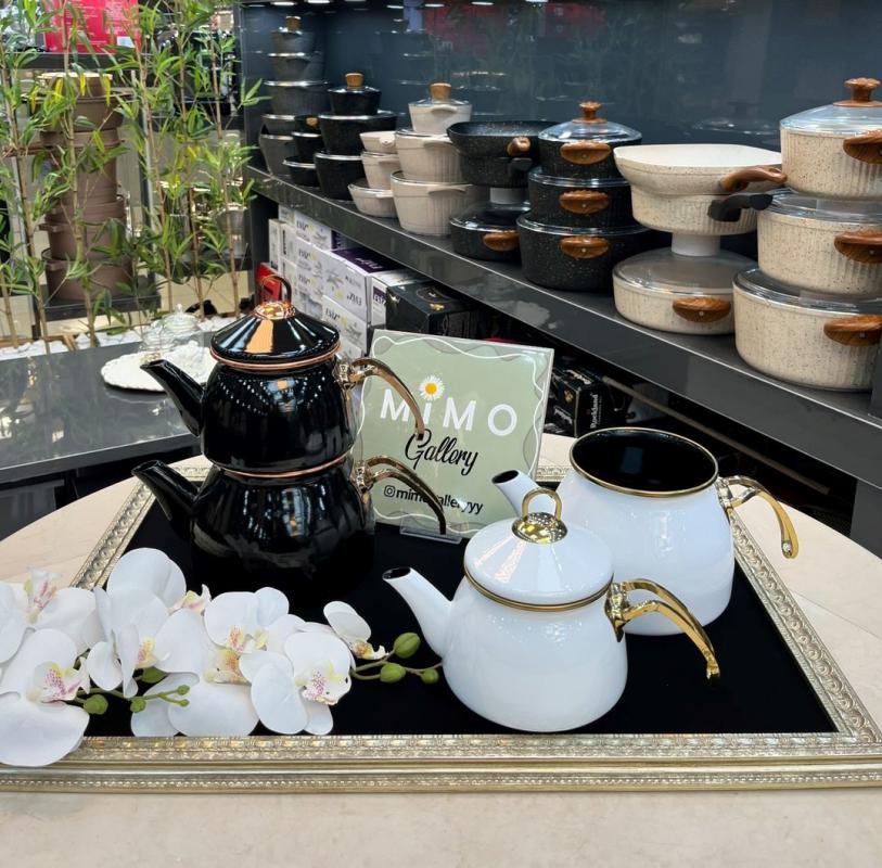 کتری قوری لعابی ترک - تصویر 4