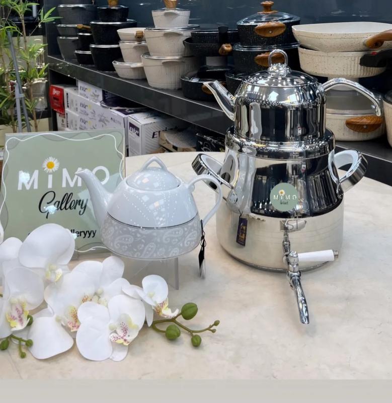 کتری قوری استیل KST مدل 4060 ج