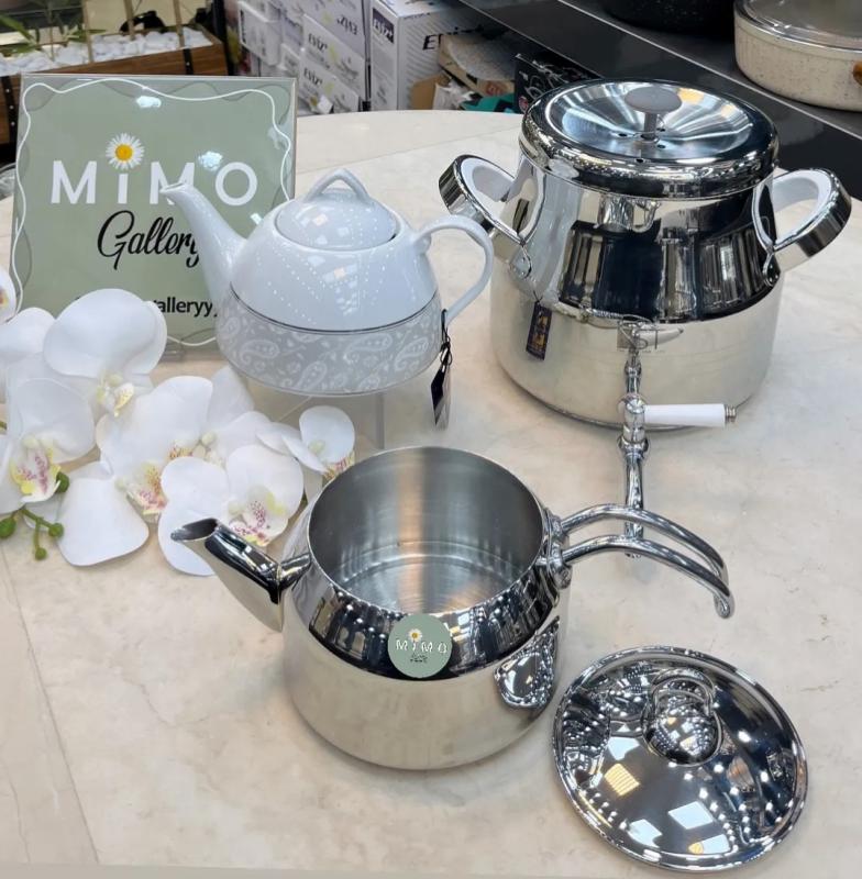 کتری قوری استیل KST مدل 4060 ب