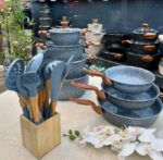 قابلمه تکی هاناتک درب پیرکس در سایز های مختلف - تصویر 2