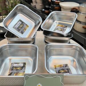 ست آبکش و لگن مربعی یونیک ج