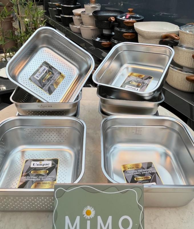 ست آبکش و لگن مربعی یونیک ج