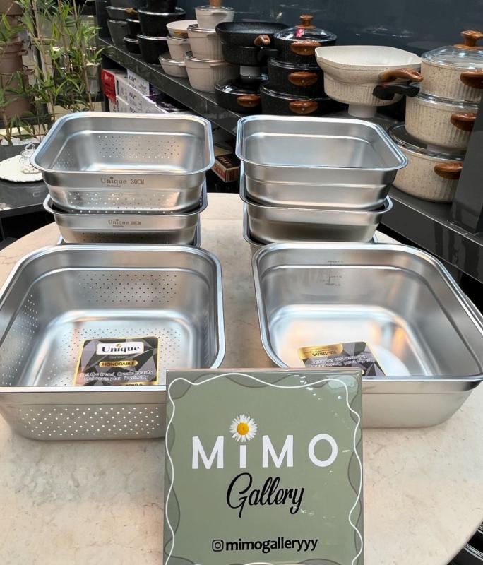 ست آبکش و لگن مربعی یونیک د