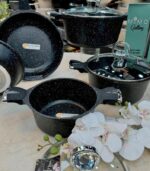 سرویس قابلمه 8 پارچه قپه الماسی یو سی اف - تصویر 2