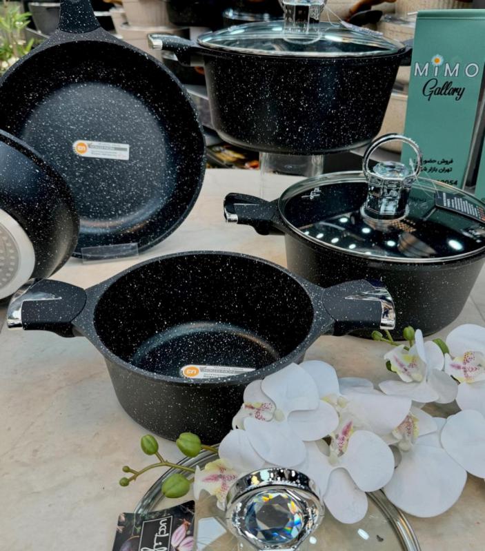 سرویس قابلمه 8 پارچه قپه الماسی یو سی اف - تصویر 2