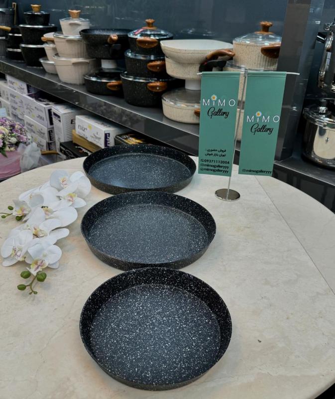 قالب پیتزا چدن گرانیتی هاناتک - تصویر 3