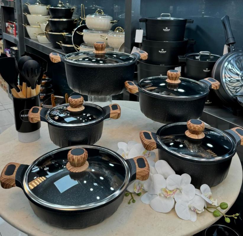 سرویس قابلمه 24 پارچه چدن گرانیتی برلین - تصویر 1