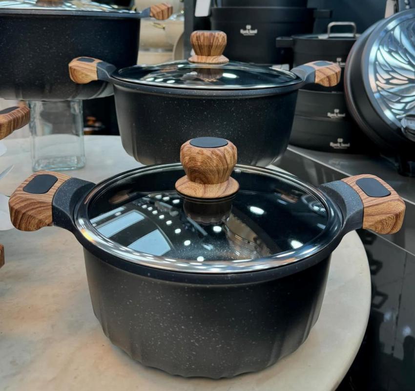 سرویس قابلمه 24 پارچه چدن گرانیتی برلین - تصویر 4