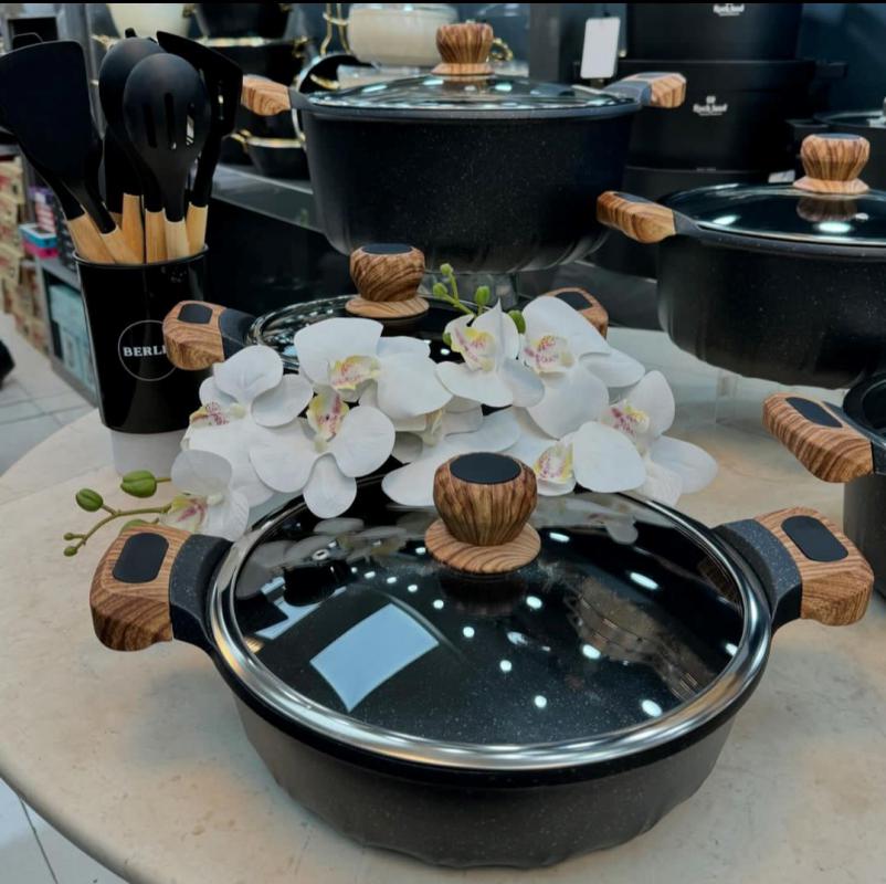 سرویس قابلمه 24 پارچه چدن گرانیتی برلین - تصویر 5