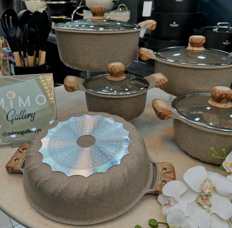 سرویس قابلمه 24 پارچه چدن گرانیتی برلین - تصویر 13