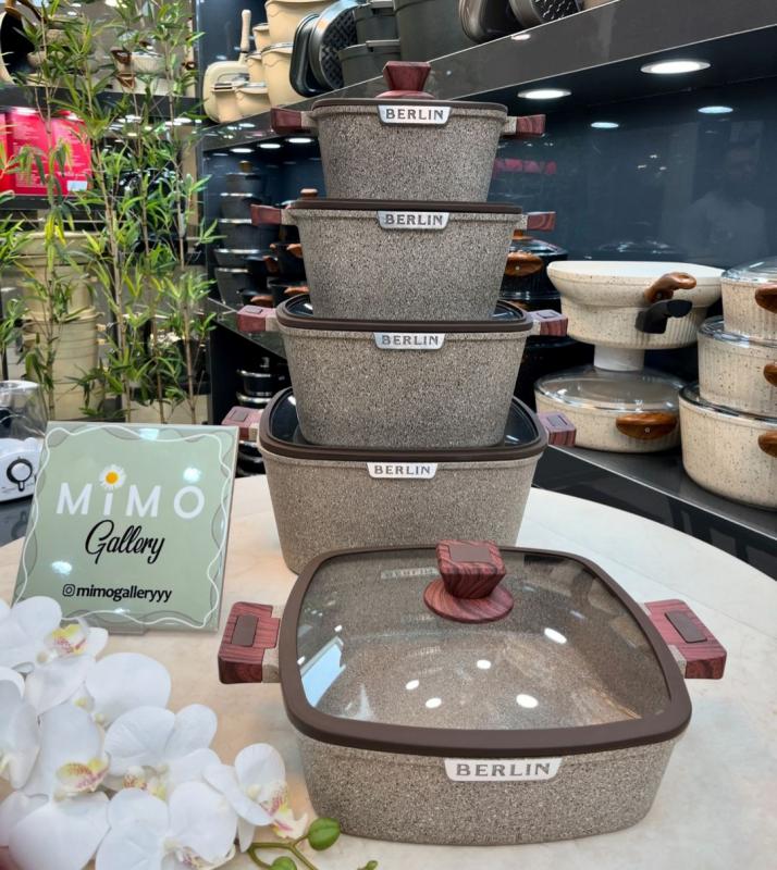 سرویس قابلمه 10 پارچه مربعی برلین - تصویر 10