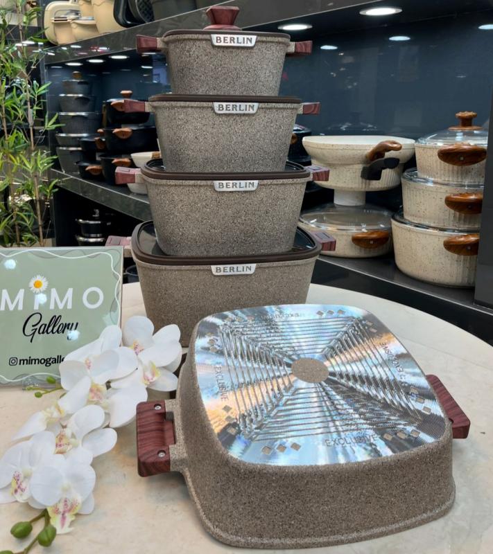 سرویس قابلمه 10 پارچه مربعی برلین - تصویر 8