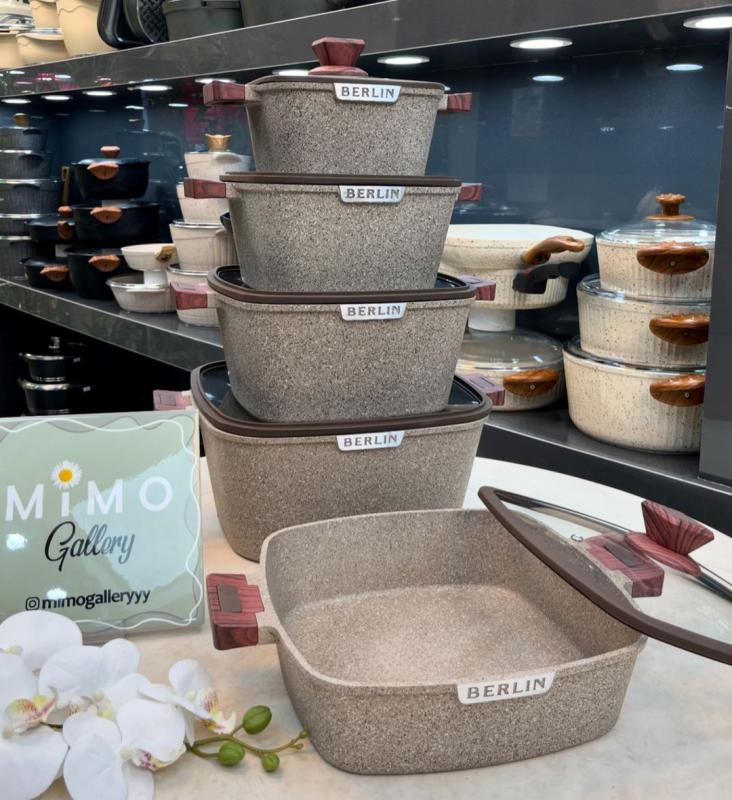 سرویس قابلمه 10 پارچه مربعی برلین - تصویر 11