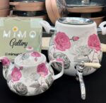 کتری قوری شیردار لعابی - تصویر 3