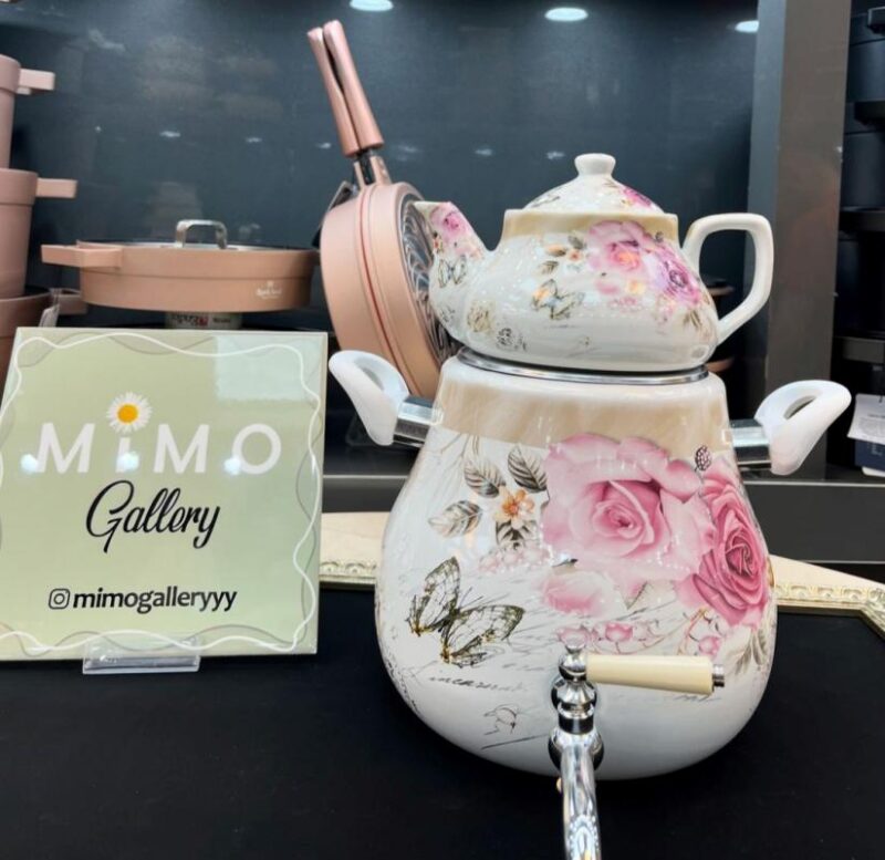 کتری قوری شیردار لعابی - تصویر 4