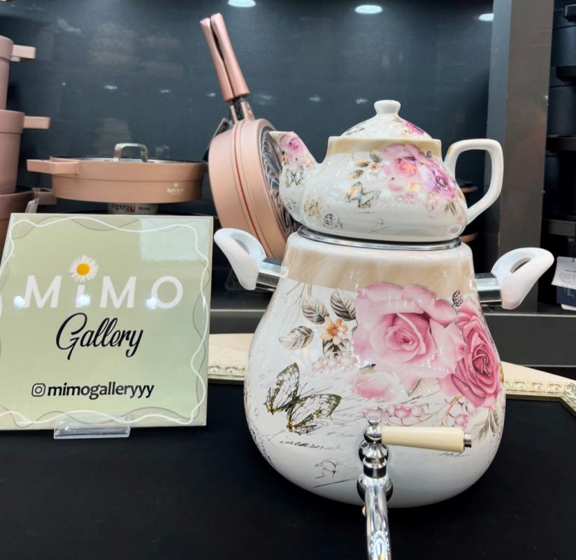 کتری قوری شیردار لعابی - تصویر 4