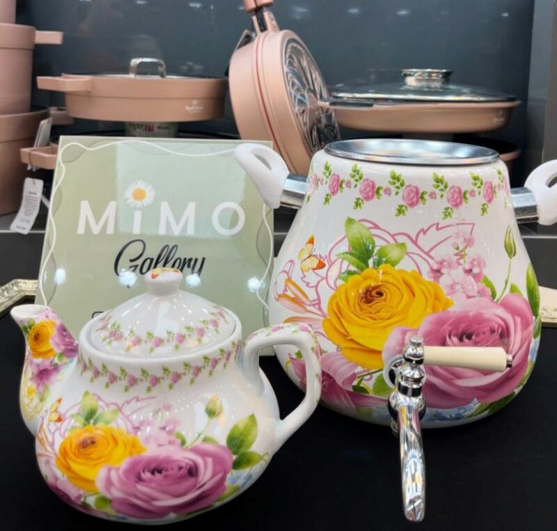 کتری قوری شیردار لعابی - تصویر 7